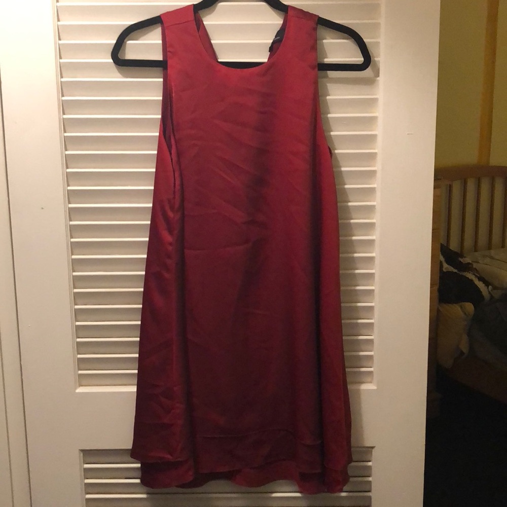 Lulus wine colored dress